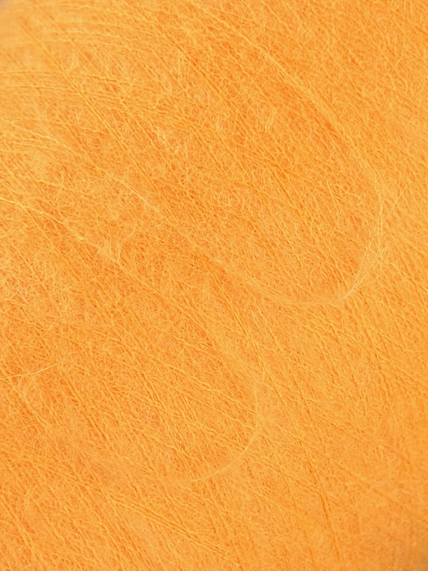 Zimpfer Wolle Selezione Art. Brushed Yak Cashmere 1800m/100g col. Mandarinengelb